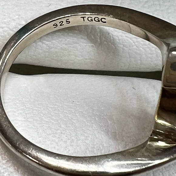 Amethyst 3 Carat Marquise Cut Sterling Silver Ring - Picture 8 of 10